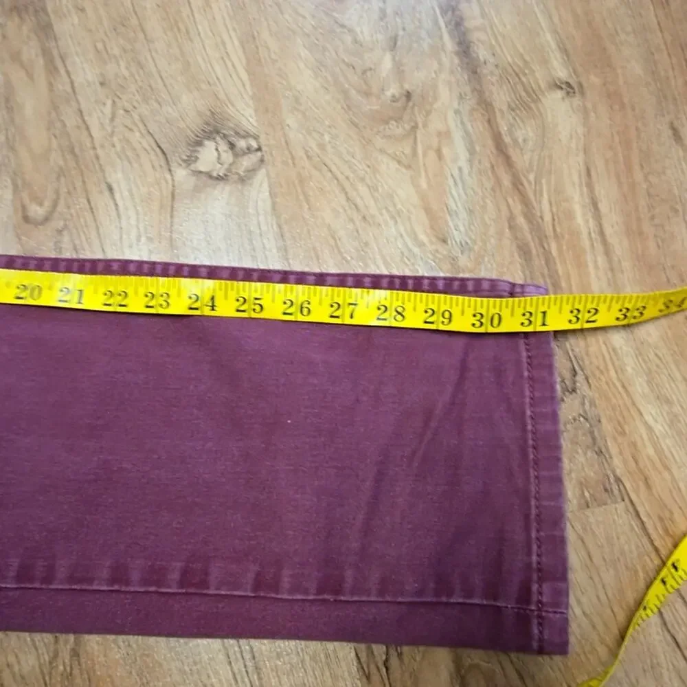 Levi's Mens Jeans Slim Fit Red Pruple Burgundy Denim 32x32